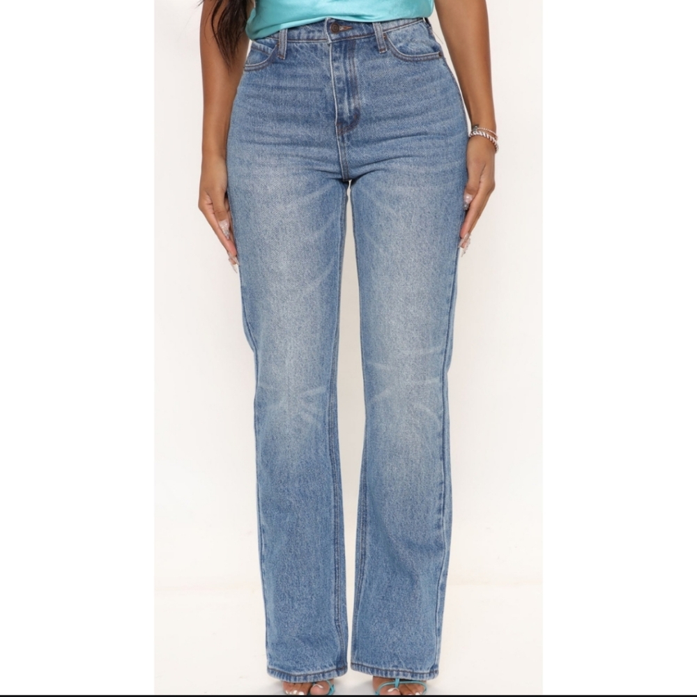 Blue Vintage Straight Leg Jean